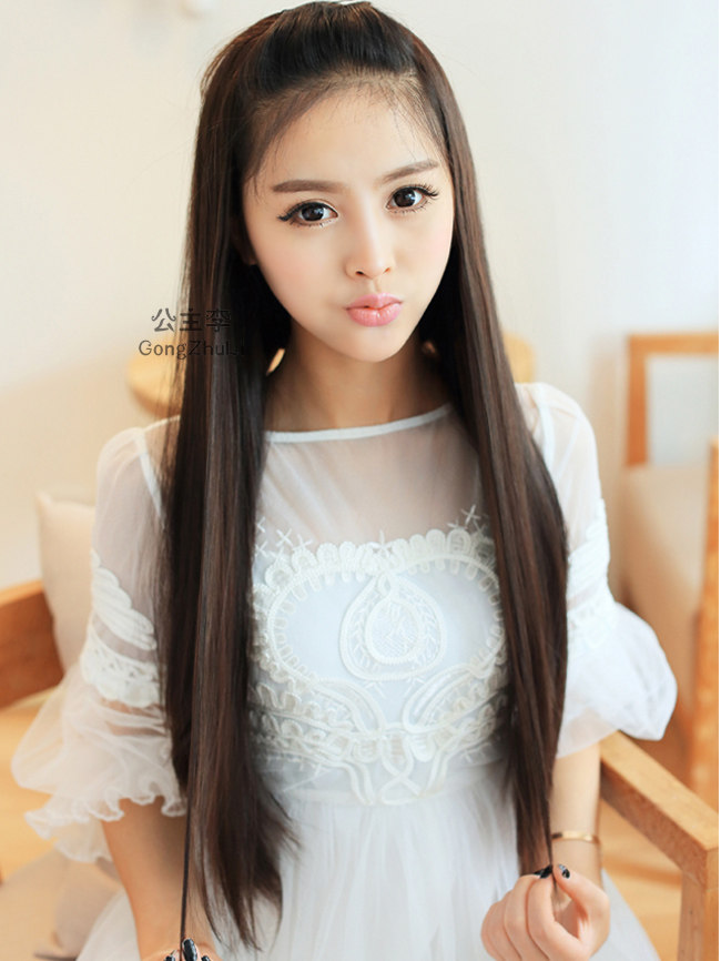 Perruque Long cheveux raides - Ref 2613237 Image 4