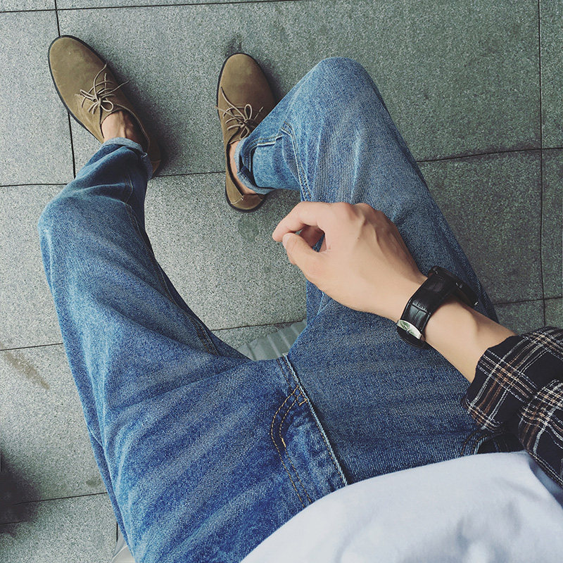 Jeans pour adolescent pieds Slim pour automne - Ref 1482084 Image 5