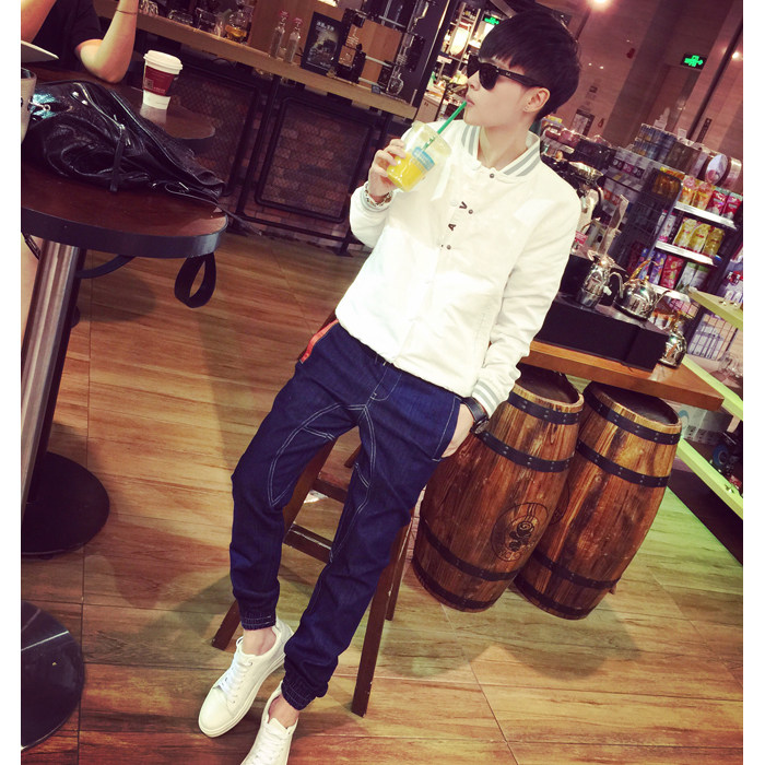 Jeans pour adolescent Sarouel en coton pour automne - Ref 1482078 Image 5