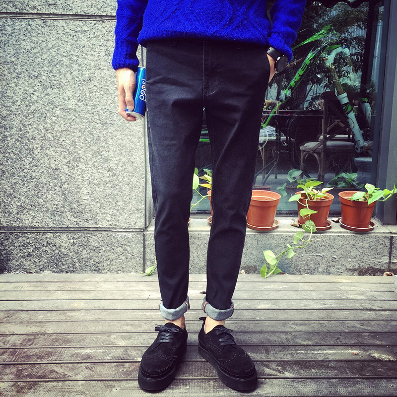 Jeans pour adolescent pieds Slim pour Quatre saisons - Ref 1482025 Image 3