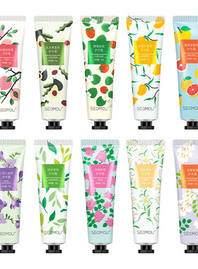 包邮SEOMOU施逅百合香氛护手霜补水保湿植萃精华柔嫩肌肤防止干裂