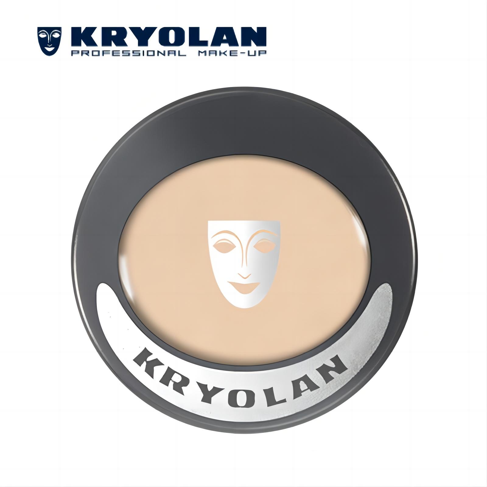 KRYOLAN德国面具歌剧魅影单色粉底膏遮瑕膏滋润高度遮瑕持久15g