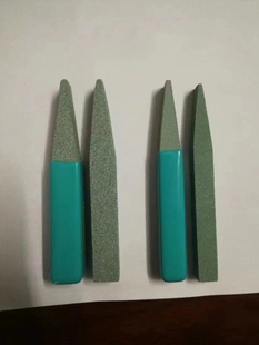 梗犬用石质磨毛棒包胶防滑直头斜头拔毛棒梗犬底绒磨毛刀磨毛石棒