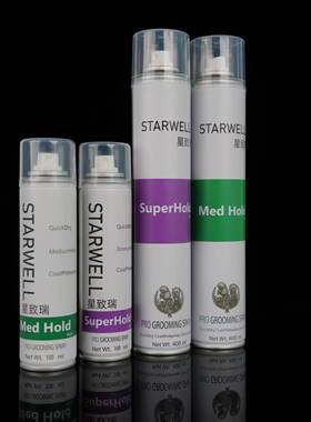 STARWELL星致瑞宠物专业宠物西高地贵宾美容毛发定型喷胶软胶硬胶