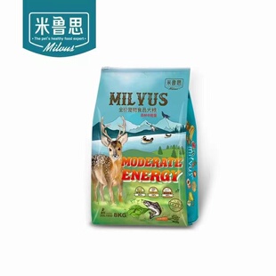 包邮Milvus米鲁思 米鲁斯鹿肉林蛙油美毛长肉去泪痕鲜肉狗粮
