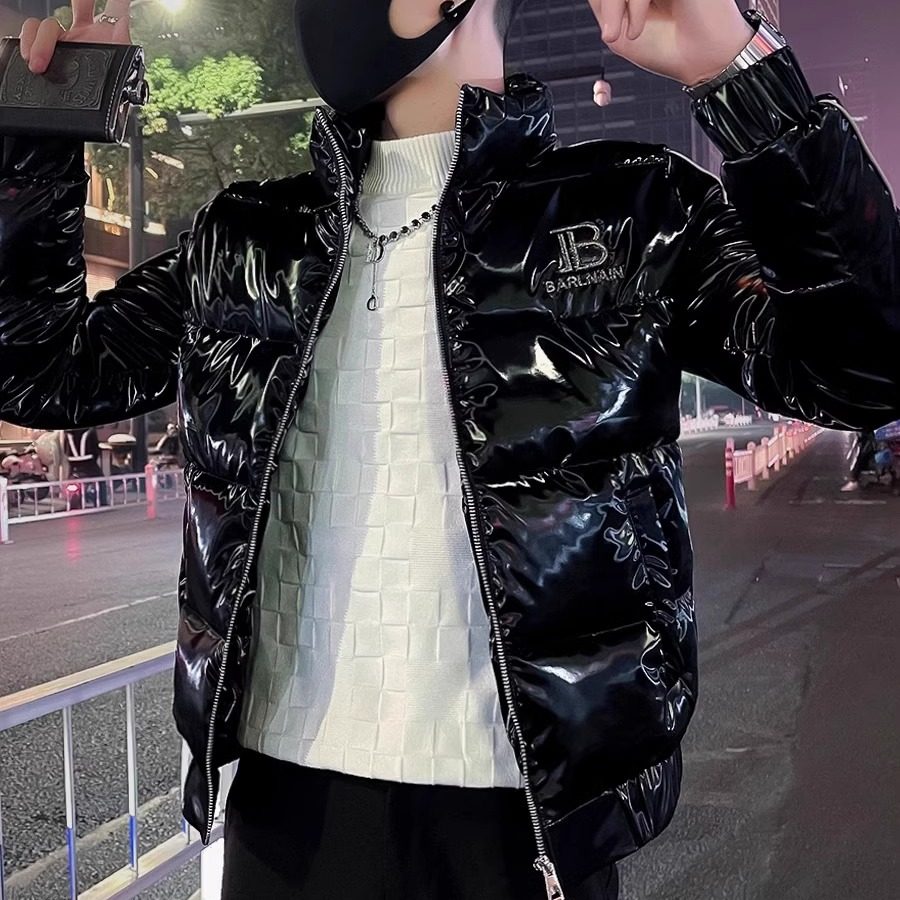 LL男装羽绒棉服男2025新款冬季潮牌短款保暖痞帅高级感韩版外套潮