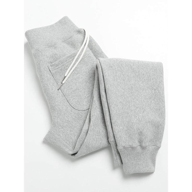 重磅纯棉加绒加厚纯色束脚卫裤男冬季运动收口百搭休闲长裤男女款