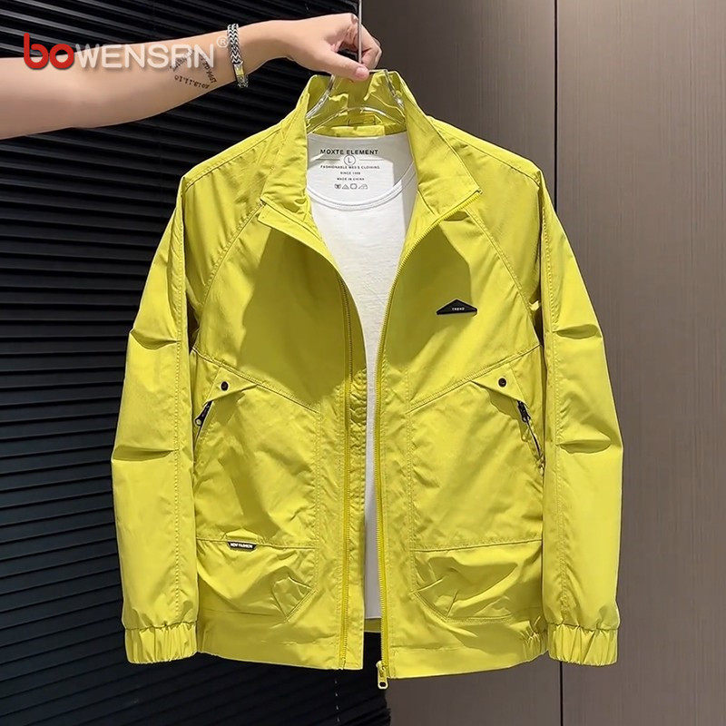 潮牌穿搭外套男士2025新款春秋冬装高级感减龄工装夹克男款冲锋衣