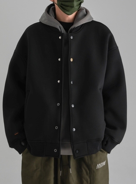 【美式复古】Ander Jurnal气质外套男宽松休闲春秋百搭棒球服夹克