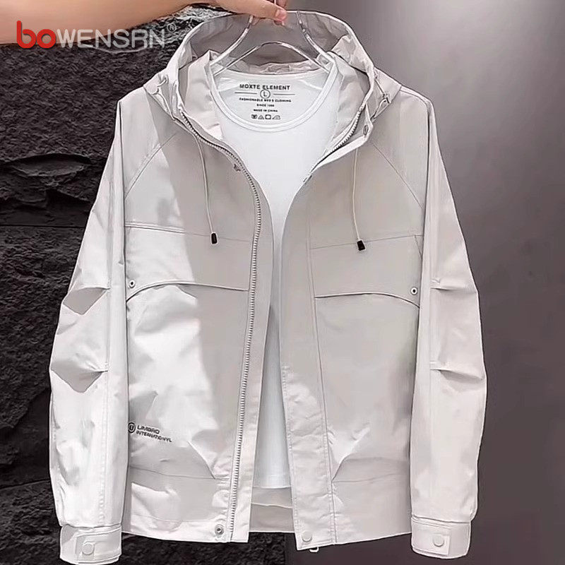 高端冲锋衣外套男士2025新款爆款冬装痞帅高级感工装夹克棉服男款