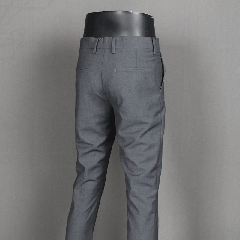 立体剪裁设计！休闲裤男新款灰色西装裤韩版直筒免烫抗皱长裤子