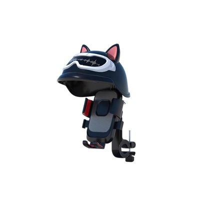 电动电瓶车手机架可爱导航支架防震外卖骑手自行车手机机支架防雨