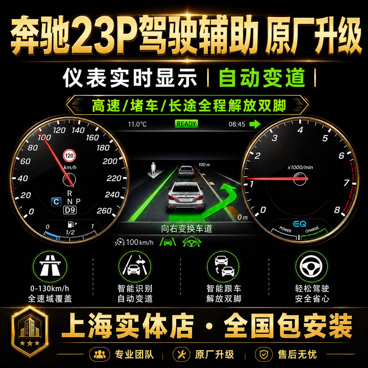 奔驰CLS/EQB/EQC/EQE23P驾驶辅助