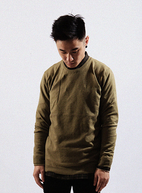 【清仓价】LIFEGOESON日系复古百搭毛衣男潮牌港风休闲打底针织衫