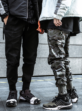 ENSHADOWER隐蔽者四代迷彩束脚裤男潮牌运动休闲裤机能美式工装裤