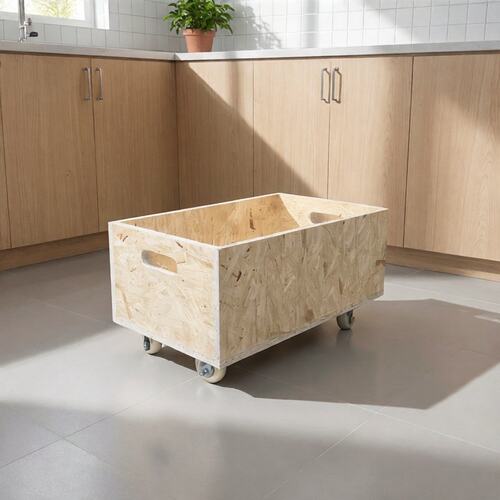 进口环保欧松板收纳木箱定制尺寸