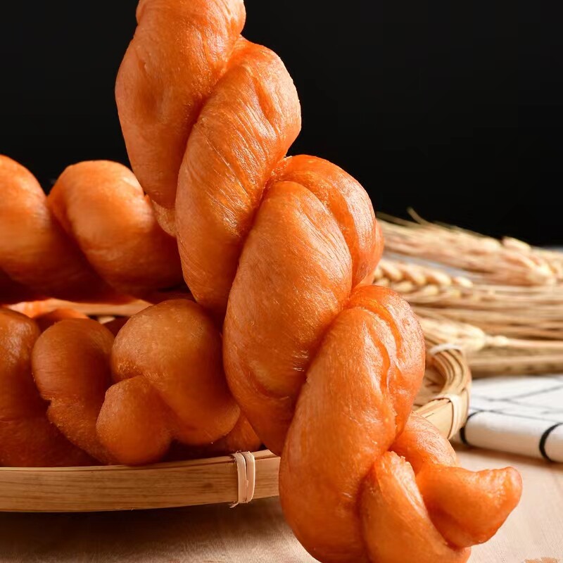 东北特产老式麻花儿时软麻花纯手工大麻花面包早餐零食油炸麻花