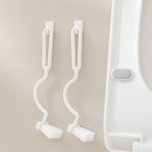 S型清洁缝隙刷弯曲长柄卫生间清洁洗蹲坑神器厕所无死角洁厕刷子
