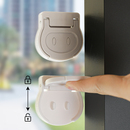 小猪门窗限位器窗户衣柜移门锁扣推拉门防开扣安全锁滑门防推固定