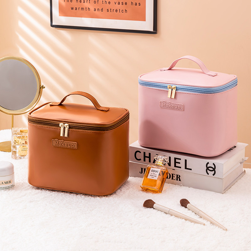 化妆包女高级感大容量方形收纳包旅行便携洗漱包化妆品分区收纳袋,收纳整理,化妆包,淘宝优惠券,粉丝福利购,淘宝优惠卷