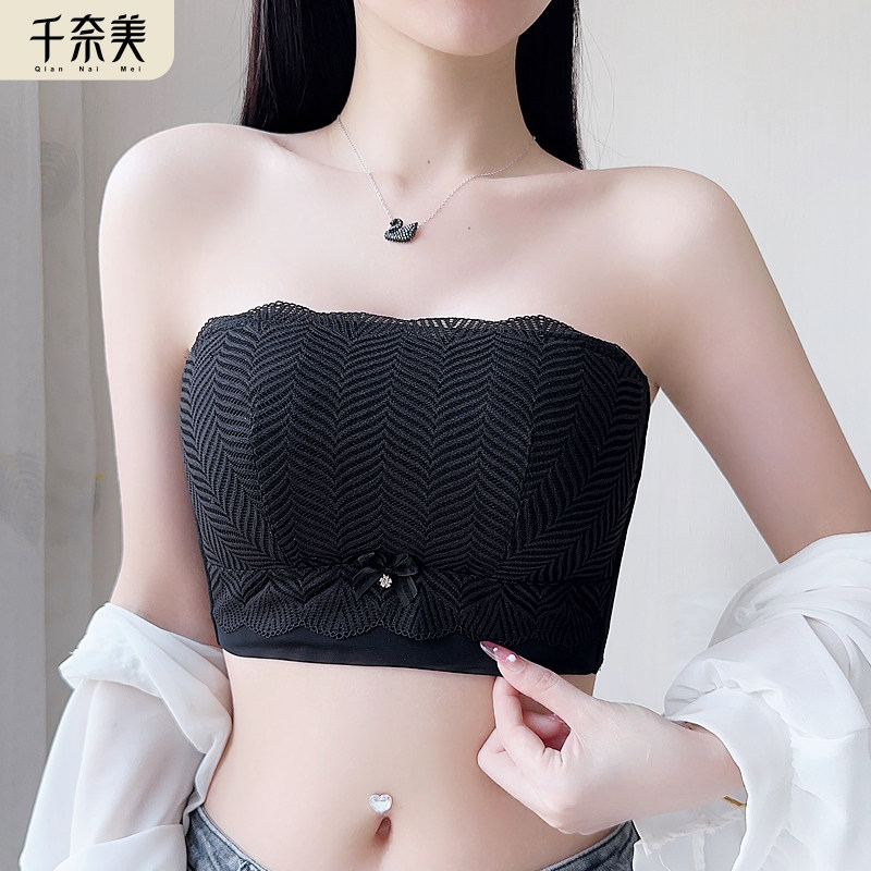 无肩带内衣女大胸显小防下垂大码吊带裙胖mm隐形露肩抹胸裹胸文胸,女士内衣/男士内衣/家居服,文胸,淘宝优惠券,粉丝福利购,淘宝优惠卷