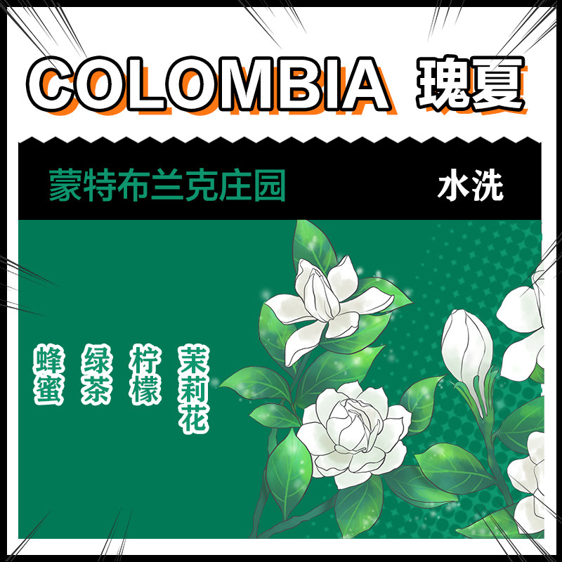 哥伦比亚 瑰夏 惠兰 水洗处理法 下单烘培手冲现磨黑咖啡牧栖鸟