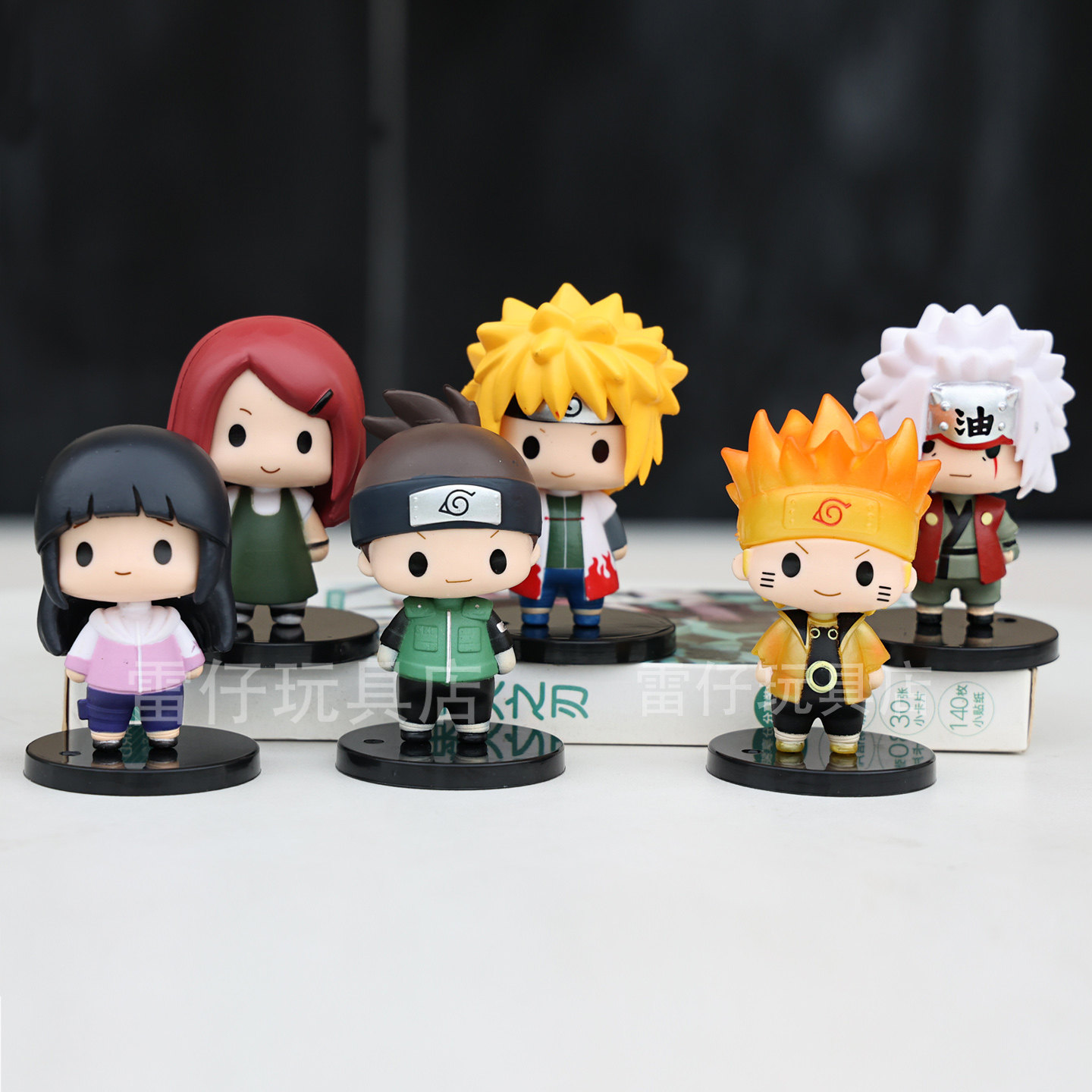 火影忍者Q版波风水门卡卡西鸣人雏田小樱自来也手办模型摆件礼物