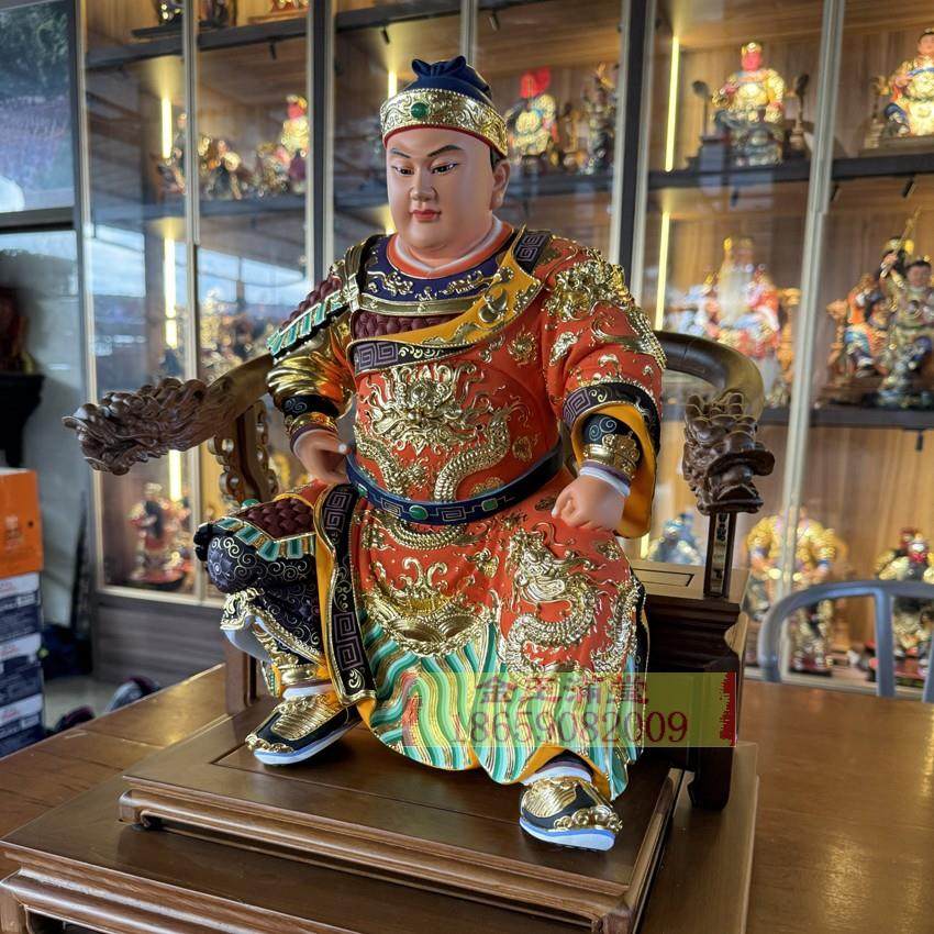 吴府千岁吴王爷五府千岁神明金身神尊王吴王王爷居家供奉香樟木