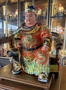 吴府千岁吴王爷五府千岁神明金身神尊王吴王王爷居家供奉香樟木