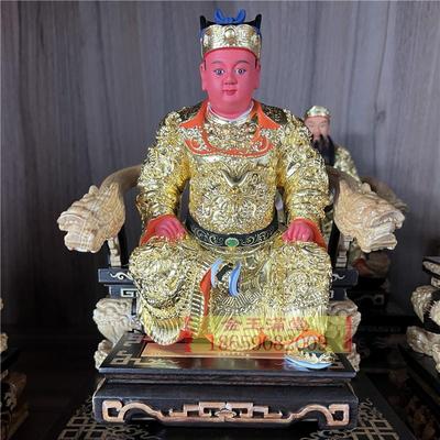 5.6寸广泽尊王5寸6脱身小神像郭府圣王公郭忠福保安尊王木雕樟木