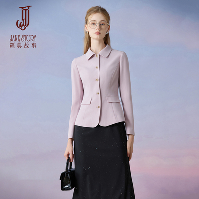 高端小个子西装外套女韩系上衣