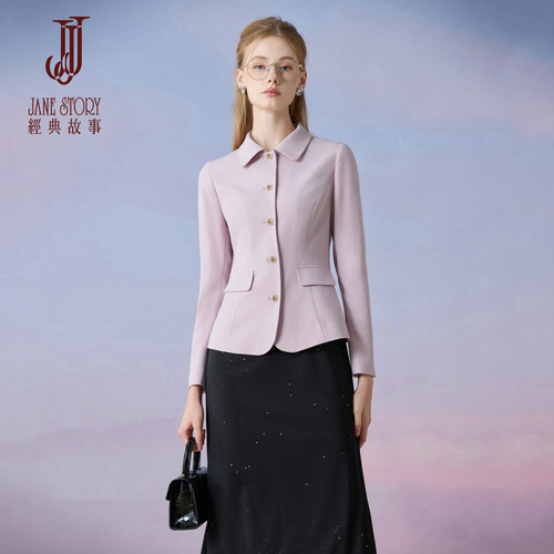 高端小个子西装外套女韩系上衣