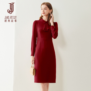 泡泡袖正式场合连衣裙2026新款女春季法式复古宫廷风设计感雪纺裙