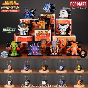 POPMART泡泡玛特数码 宝贝冰箱贴系列盲盒手办桌面车载摆件礼物