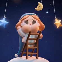 POPMART 泡泡玛特 CRYBABY 出走的月亮系列 新品手办盲盒摆件礼物