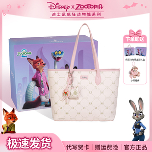 迪士尼 尼克狐尼克2025巨好看大容量单肩包托特包包 疯狂动物城