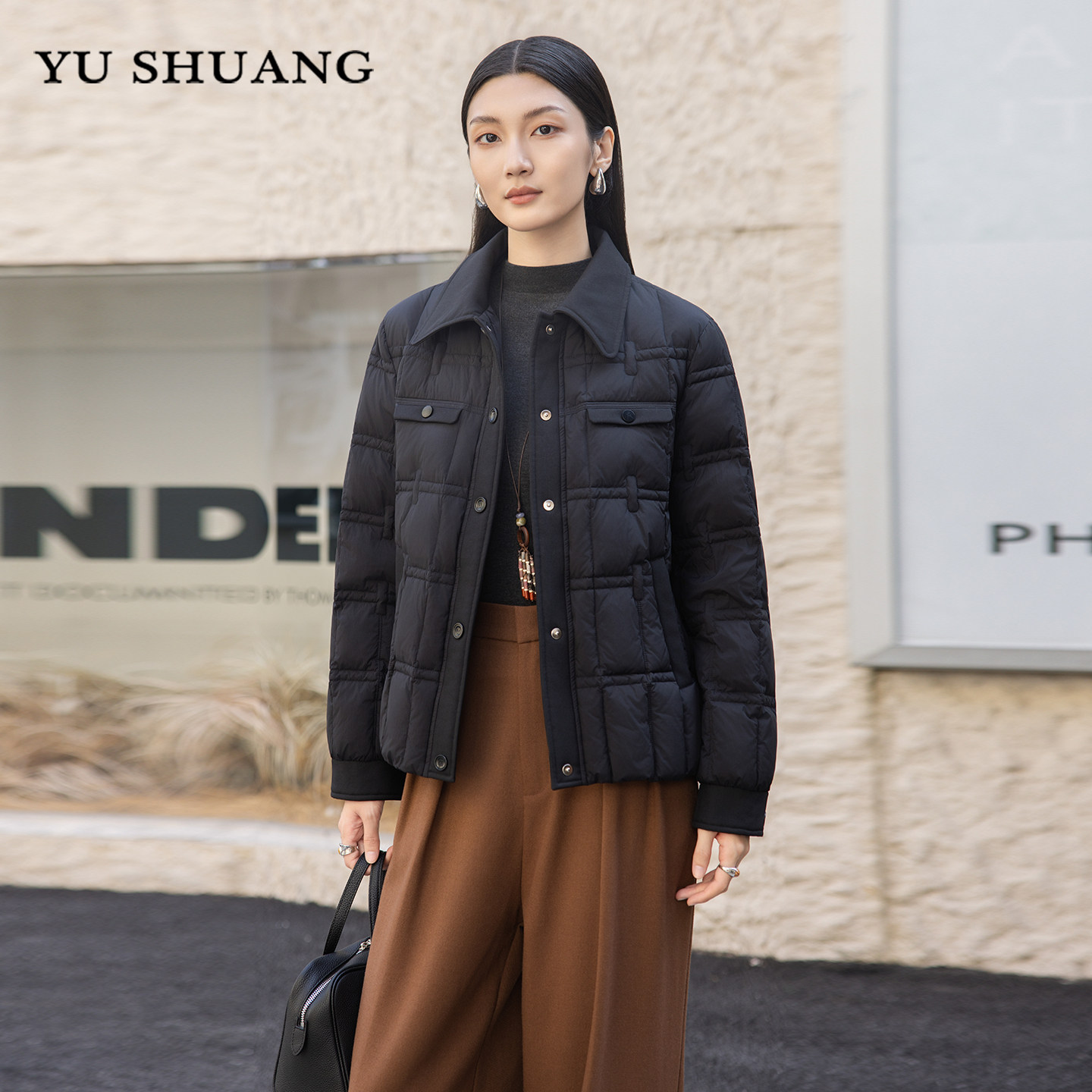 小香风轻薄白鸭绒羽绒服女2025年冬季小个子气质翻领短款保暖外套,女装/女士精品,羽绒服,淘宝优惠券,粉丝福利购,淘宝优惠卷