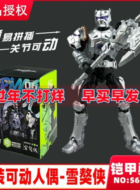 铠甲勇士雪獒侠帝皇侠风鹰铠装可动人偶拼装手办收藏男孩儿童玩具