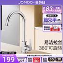 新品 九牧厨房不锈钢水龙头防溅冷热洗菜多功能旋转龙头33180