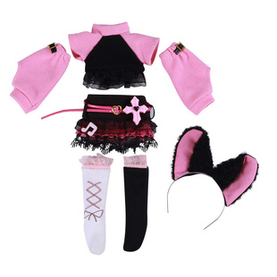 30厘米六分bjd娃衣辣妹套装女孩换装盲盒手办替换朋克学院风服装