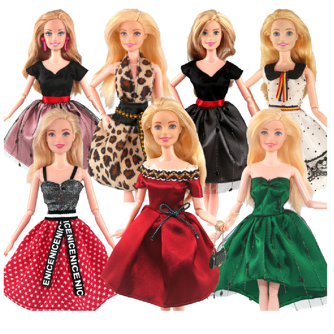 30厘米芭芘换装娃娃衣服OL通勤风运动时尚背心牛仔裤小礼服套装,玩具/童车/益智/积木/模型,娃娃/配件/着替,淘宝优惠券,粉丝福利购,淘宝优惠卷