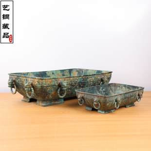 仿古青铜器摆件虢季子白盘史墙盘铭文盘曾侯乙尊盘沃盥洗礼器古玩