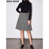 Basic A字短裙 新款 House 百家好千鸟格小个子半身裙女士2026春季