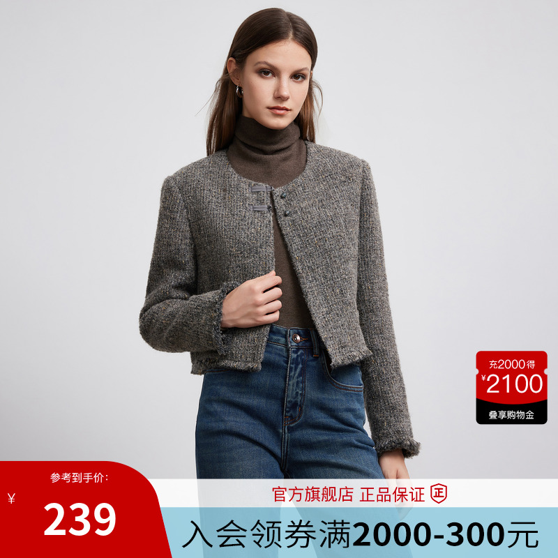 BasicHouse/百家好毛呢外套
