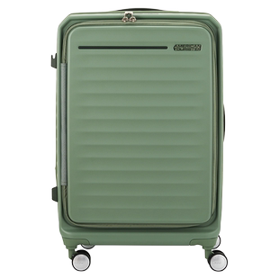 美旅大容量前开口胖胖箱女可扩展侧开深仓行李箱拉杆箱旅行箱HJ3