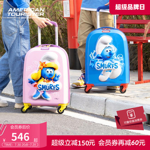 美旅2025新款 藍(lán)精靈行李箱大容量拉桿箱輕便兒童旅行箱登機(jī)箱UF5
