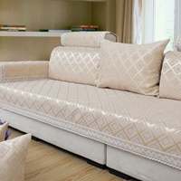 Mùa hè hiện đại tối giản bốn mùa phổ quát sofa đệm vải chống trượt gối gối tựa lưng khăn phổ quát bao gồm tất cả - Ghế đệm / đệm Sofa đệm ghế gỗ phòng khách đẹp