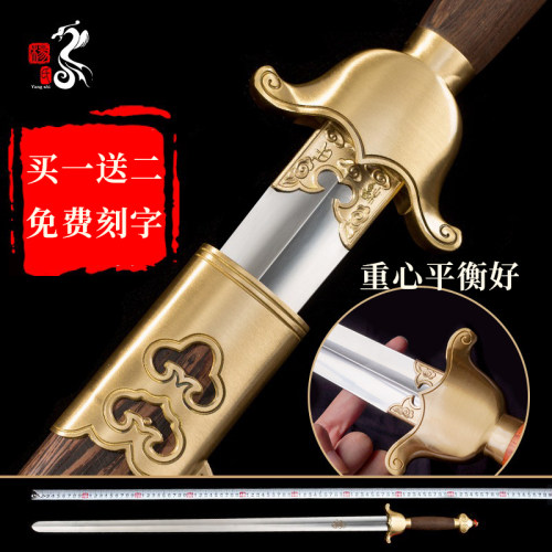 杨式女士晨练软剑男士未开刃