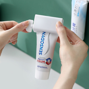 家用懒人手动挤牙膏神器粘贴壁挂式 卫浴洗面奶置物用具膏体挤压器