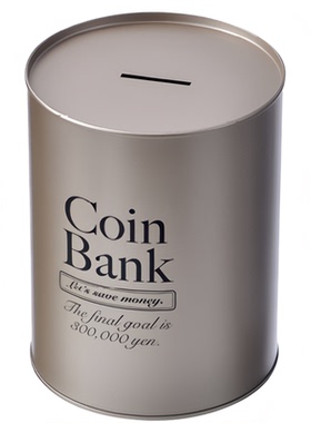 日本进口ECHO儿童零钱罐只进不出成人存钱罐大容量女孩硬币储蓄罐